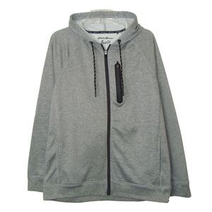 Eddie Bauer FreeDry Men's Performance Gray Full Zip Hoodie